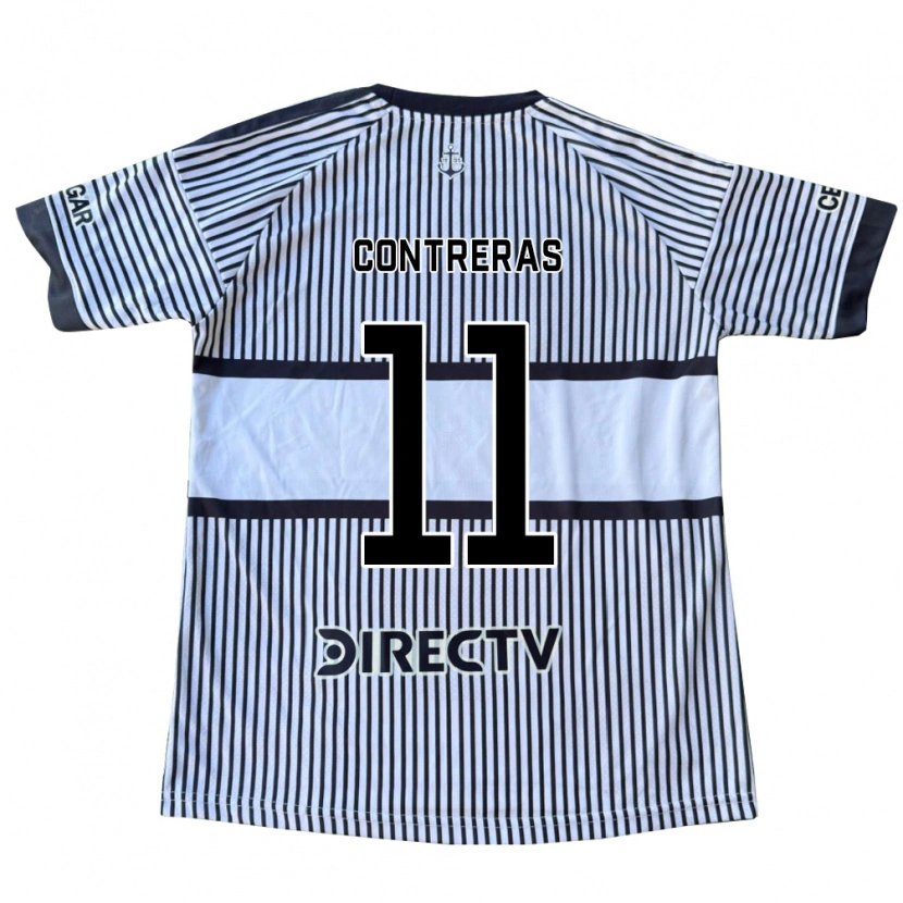 Danxen Heren Santino Contreras #11 Wit Zwart Geel Uitshirt Uittenue 2026/27 T-Shirt