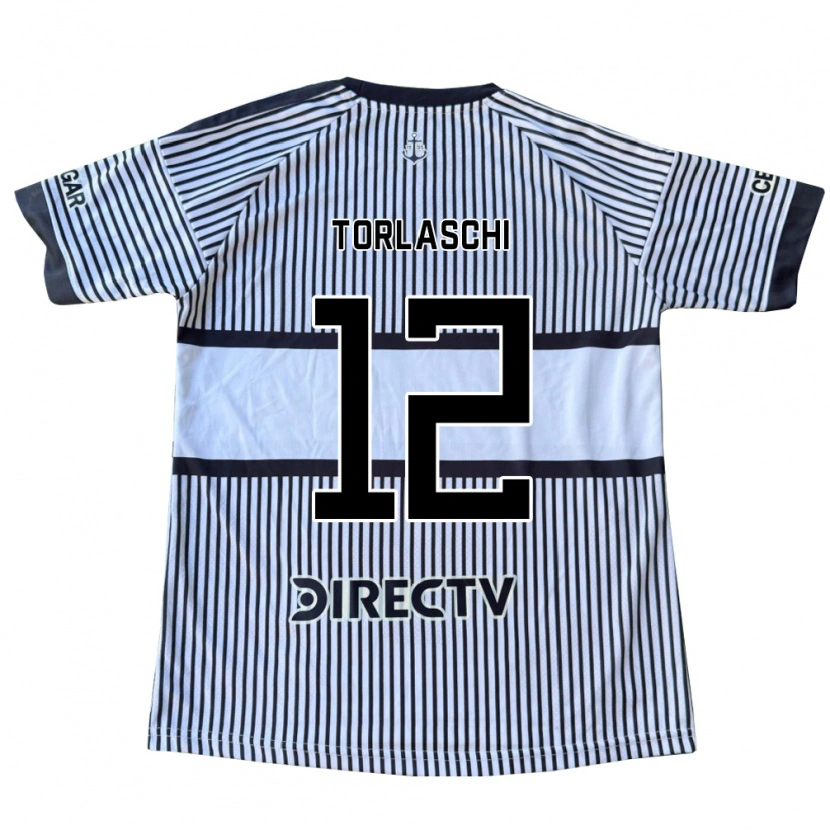 Danxen Heren Lucas Torlaschi #12 Wit Zwart Geel Uitshirt Uittenue 2026/27 T-Shirt