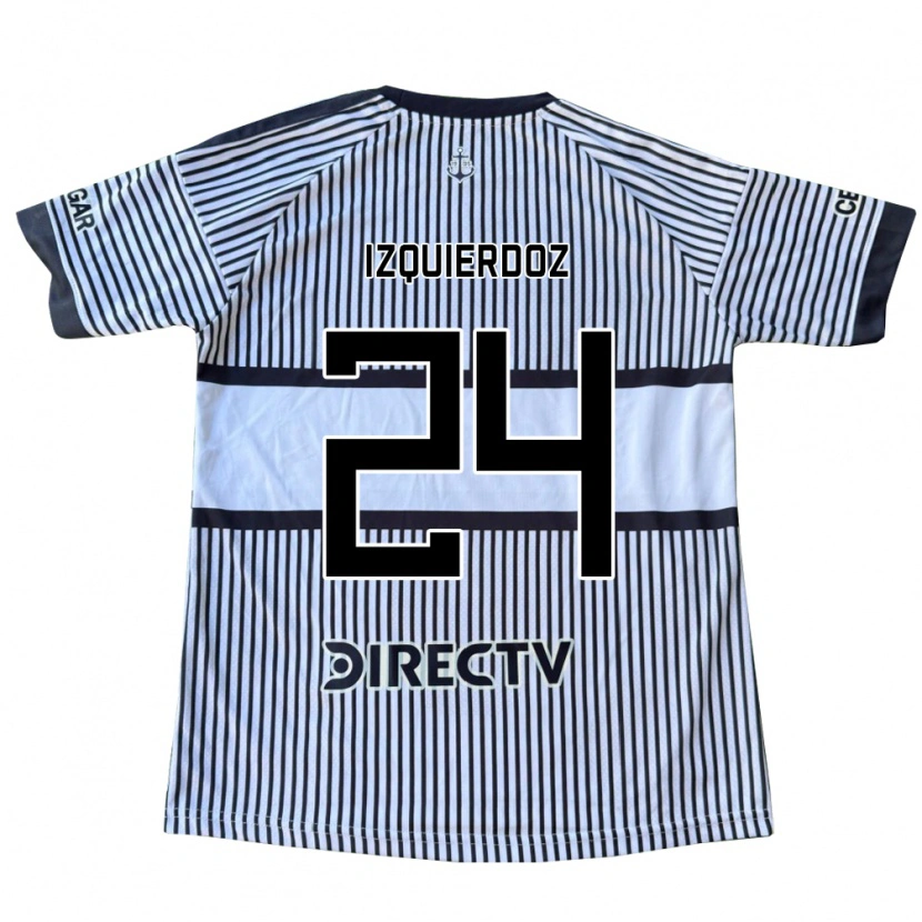 Danxen Heren Carlos Izquierdoz #24 Wit Zwart Geel Uitshirt Uittenue 2026/27 T-Shirt