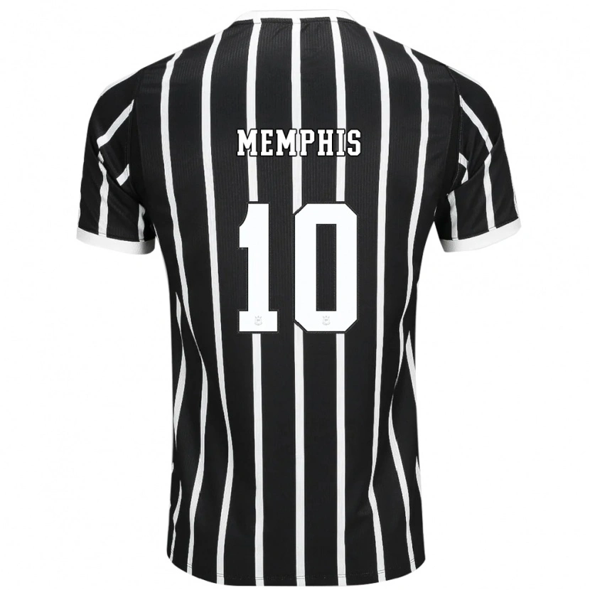Danxen Heren Memphis Depay #10 Zwart Wit Rood Uitshirt Uittenue 2026/27 T-Shirt
