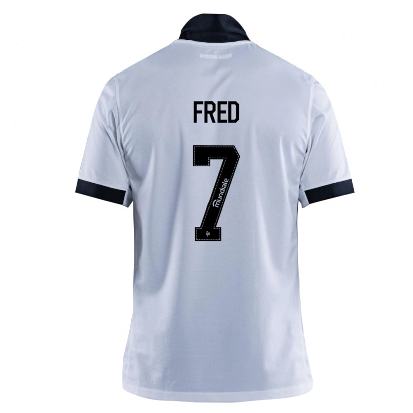 Danxen Heren Frederico Rodrigues De Paula Santos #7 Zwart Wit Uitshirt Uittenue 2026/27 T-Shirt