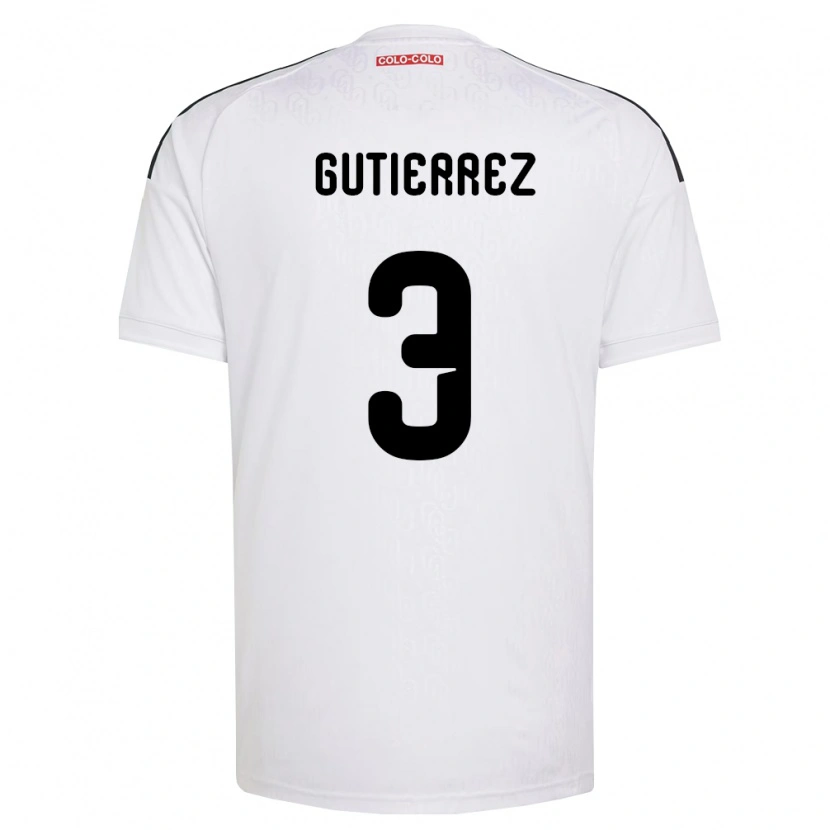 Danxen Dames Daniel Gutiérrez #3 Wit Zwart Thuisshirt Thuistenue 2026/27 T-Shirt