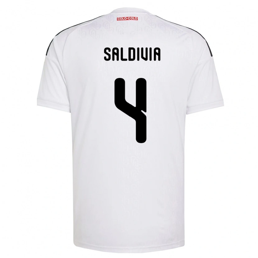 Danxen Dames Alan Saldivia #4 Wit Zwart Thuisshirt Thuistenue 2026/27 T-Shirt