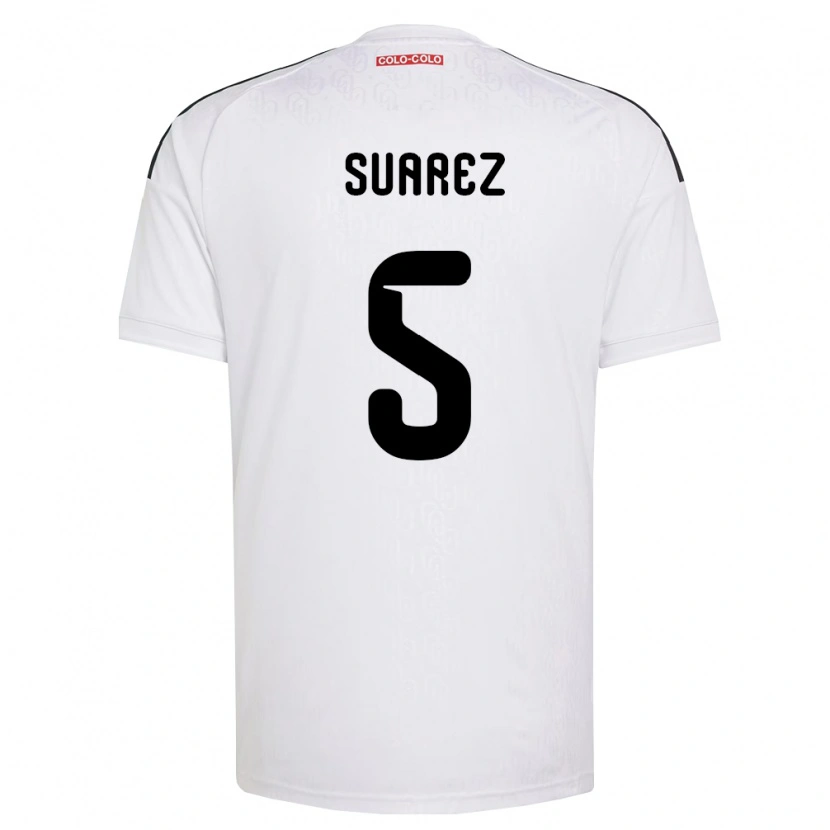 Danxen Dames Nicolás Suarez #5 Wit Zwart Thuisshirt Thuistenue 2026/27 T-Shirt