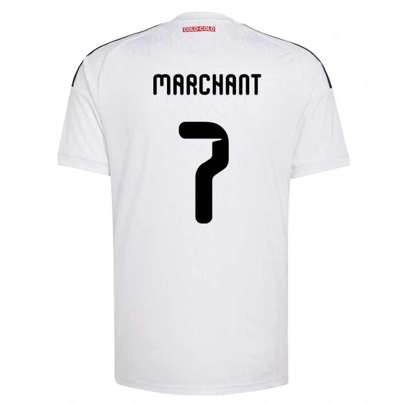 Danxen Dames Francisco Marchant #7 Wit Zwart Thuisshirt Thuistenue 2026/27 T-Shirt