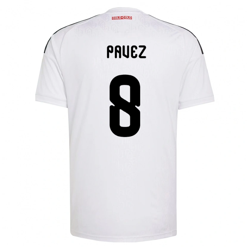 Danxen Dames Esteban Pavez #8 Wit Zwart Thuisshirt Thuistenue 2026/27 T-Shirt