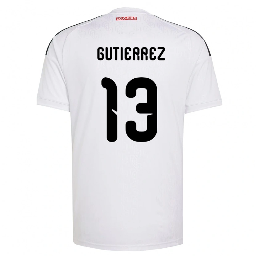 Danxen Dames Bruno Gutiérrez #13 Wit Zwart Thuisshirt Thuistenue 2026/27 T-Shirt
