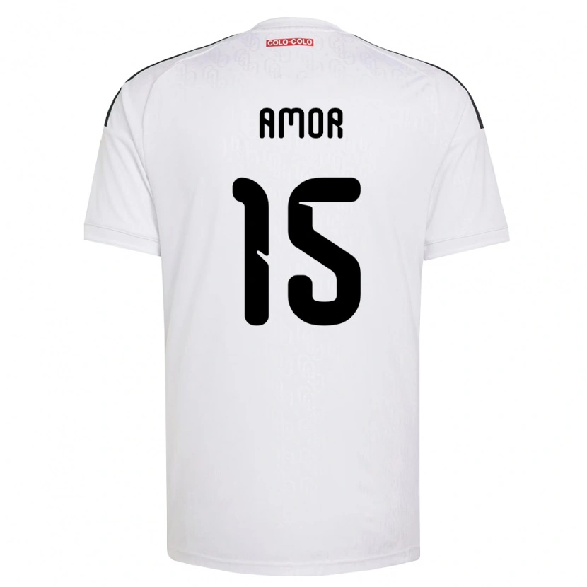 Danxen Dames Emiliano Amor #15 Wit Zwart Thuisshirt Thuistenue 2026/27 T-Shirt