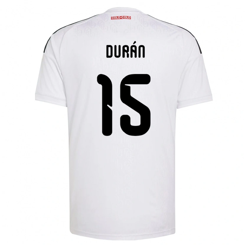 Danxen Dames José Durán #15 Wit Zwart Thuisshirt Thuistenue 2026/27 T-Shirt