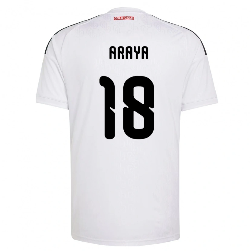 Danxen Dames Benjamín Araya #18 Wit Zwart Thuisshirt Thuistenue 2026/27 T-Shirt