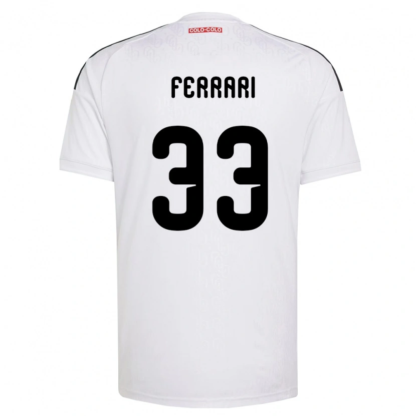 Danxen Dames Matías Ferrari #33 Wit Zwart Thuisshirt Thuistenue 2026/27 T-Shirt