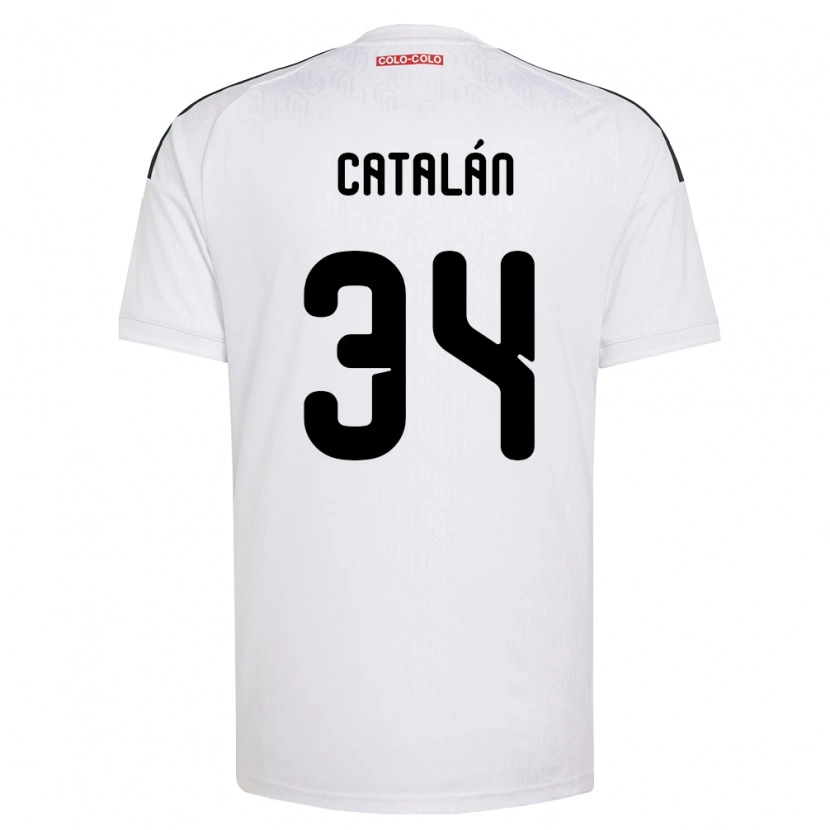 Danxen Dames Rodrigo Catalán #34 Wit Zwart Thuisshirt Thuistenue 2026/27 T-Shirt