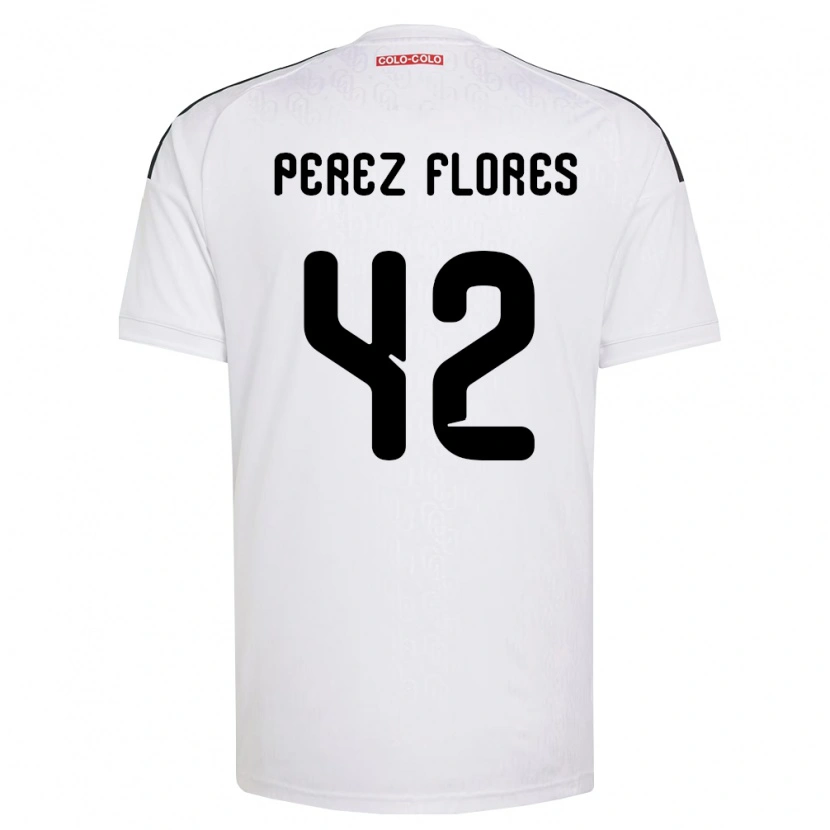 Danxen Dames Benjamín Pérez #42 Wit Zwart Thuisshirt Thuistenue 2026/27 T-Shirt