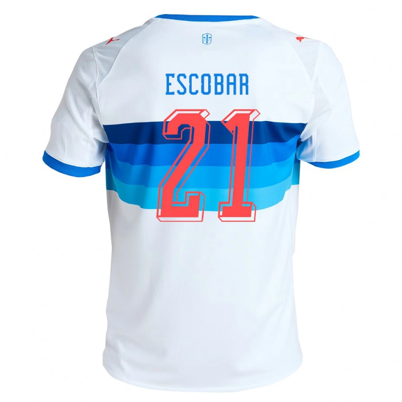 Danxen Dames Dylan Escobar #21 Wit Hemelsblauw Thuisshirt Thuistenue 2026/27 T-Shirt