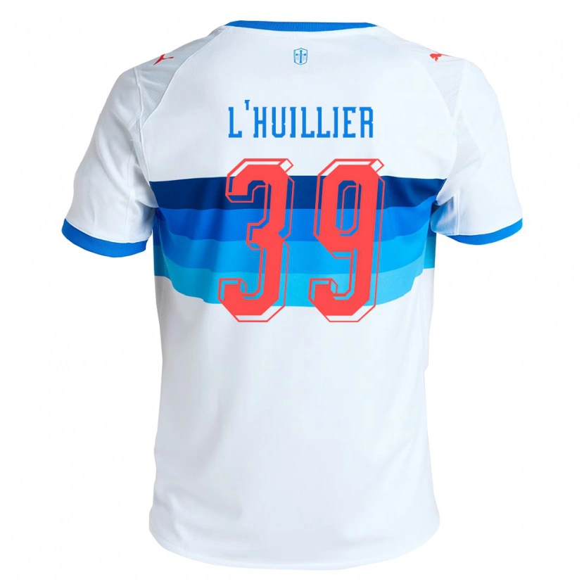 Danxen Dames Nicolás L'huillier #39 Wit Hemelsblauw Thuisshirt Thuistenue 2026/27 T-Shirt