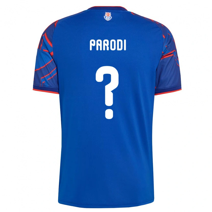 Danxen Dames Fabián Parodi #0 Koninklijk Blauw Rood Thuisshirt Thuistenue 2026/27 T-Shirt