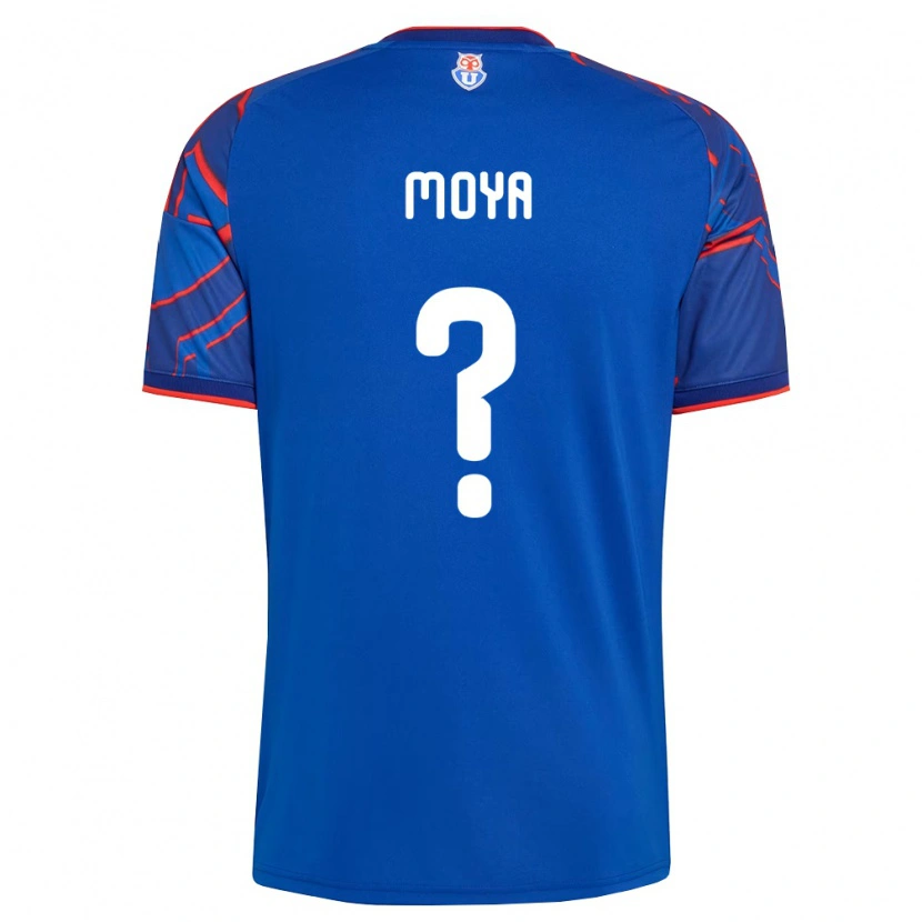 Danxen Dames Flavio Moya #0 Koninklijk Blauw Rood Thuisshirt Thuistenue 2026/27 T-Shirt