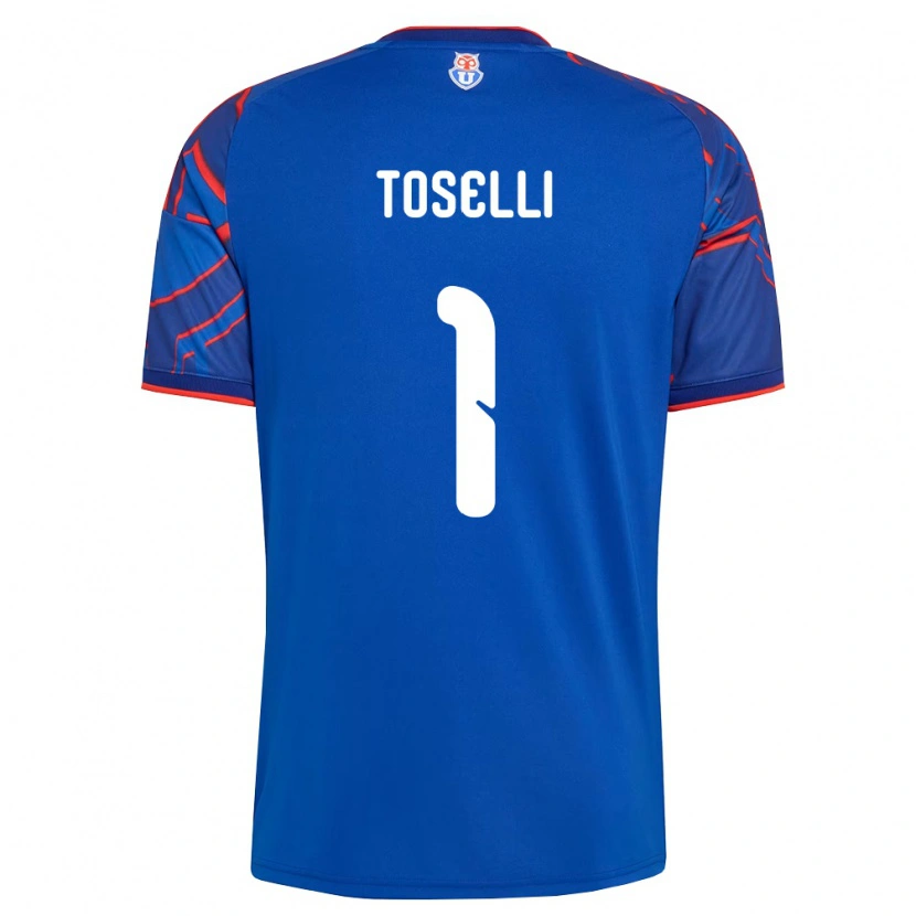 Danxen Dames Cristopher Toselli #1 Koninklijk Blauw Rood Thuisshirt Thuistenue 2026/27 T-Shirt