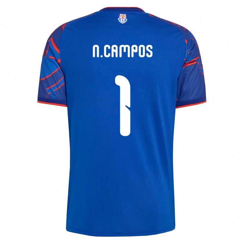 Danxen Dames Natalia Campos #1 Koninklijk Blauw Rood Thuisshirt Thuistenue 2026/27 T-Shirt