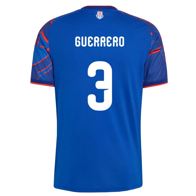 Danxen Dames Carla Guerrero #3 Koninklijk Blauw Rood Thuisshirt Thuistenue 2026/27 T-Shirt