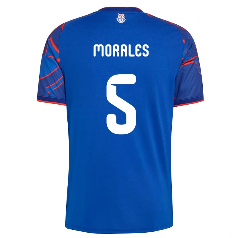 Danxen Dames Mariana Morales #5 Koninklijk Blauw Rood Thuisshirt Thuistenue 2026/27 T-Shirt