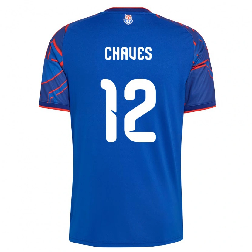 Danxen Dames Abigail Chaves #12 Koninklijk Blauw Rood Thuisshirt Thuistenue 2026/27 T-Shirt