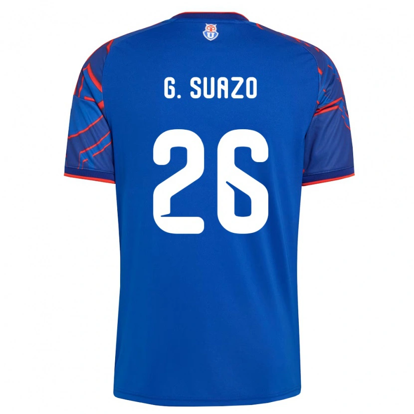 Danxen Dames Grettel Suazo #26 Koninklijk Blauw Rood Thuisshirt Thuistenue 2026/27 T-Shirt