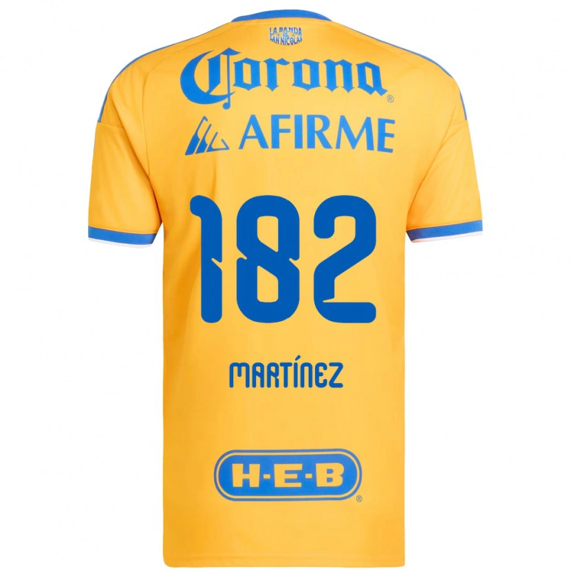 Danxen Dames Saeed Martínez #182 Geel Blauw Thuisshirt Thuistenue 2026/27 T-Shirt
