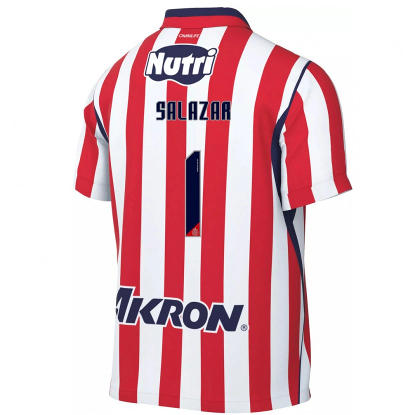 Danxen Dames Viridiana Salazar #1 Rood Wit Thuisshirt Thuistenue 2026/27 T-Shirt