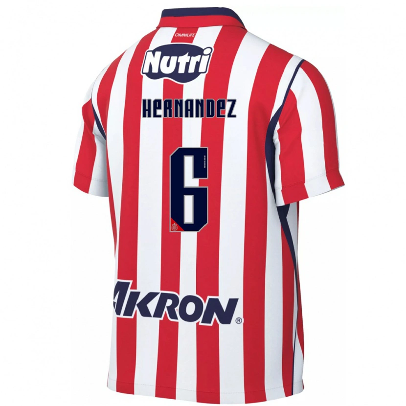 Danxen Dames Ana Camila Hernández #6 Rood Wit Thuisshirt Thuistenue 2026/27 T-Shirt