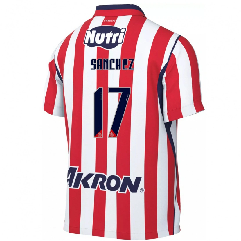 Danxen Dames Jesús Sánchez #17 Rood Wit Thuisshirt Thuistenue 2026/27 T-Shirt