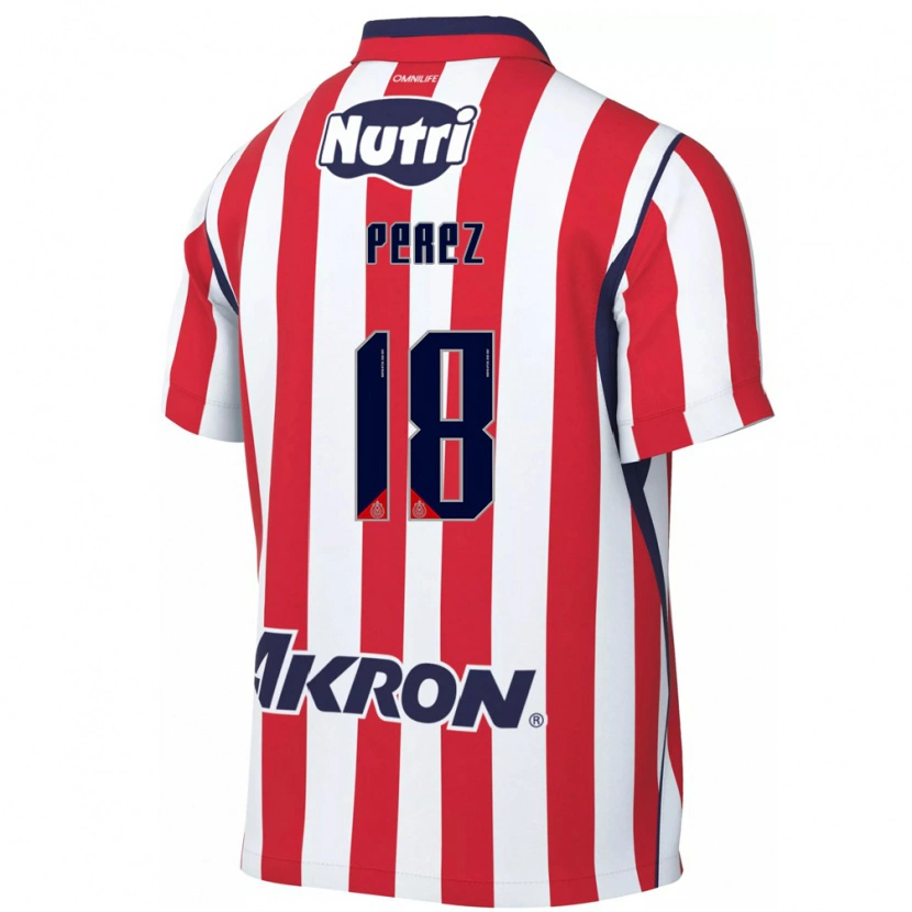 Danxen Dames Jonathan Pérez #18 Rood Wit Thuisshirt Thuistenue 2026/27 T-Shirt