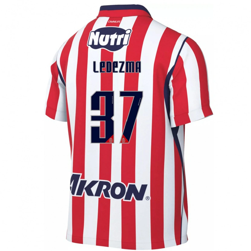 Danxen Dames Richard Ledezma #37 Rood Wit Thuisshirt Thuistenue 2026/27 T-Shirt