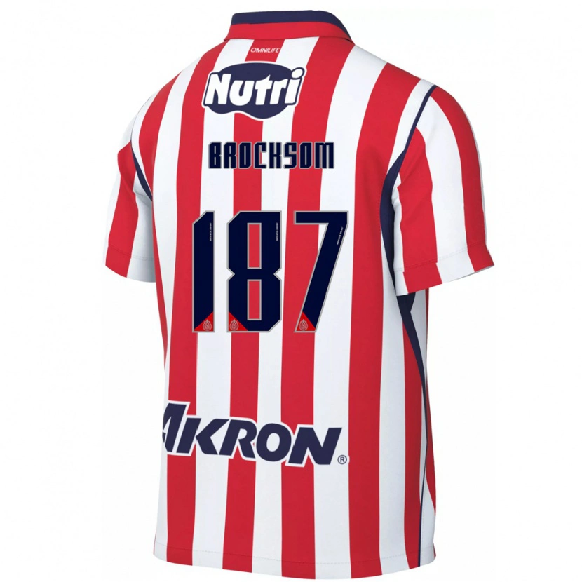 Danxen Dames Brandón Brocksom #187 Rood Wit Thuisshirt Thuistenue 2026/27 T-Shirt