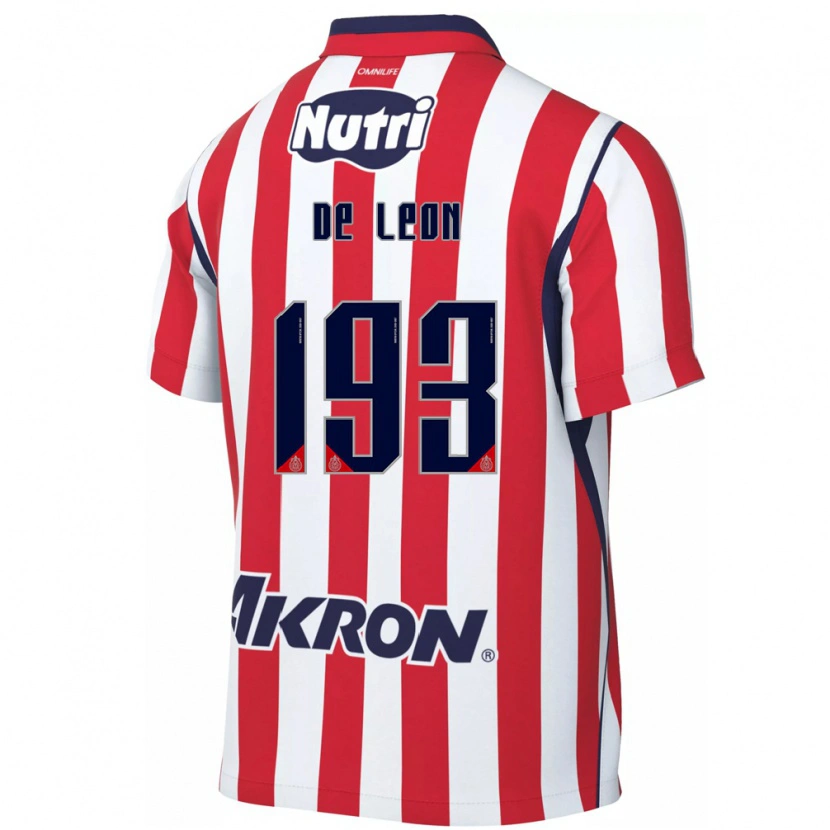 Danxen Dames Jared De León #193 Rood Wit Thuisshirt Thuistenue 2026/27 T-Shirt