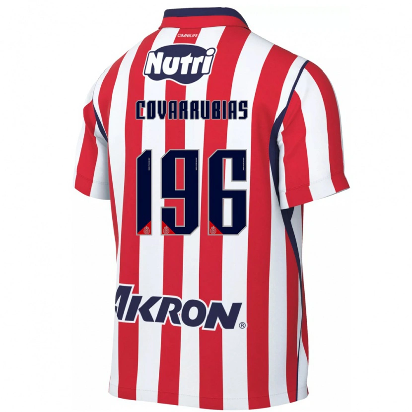 Danxen Dames Diego Covarrubias #196 Rood Wit Thuisshirt Thuistenue 2026/27 T-Shirt