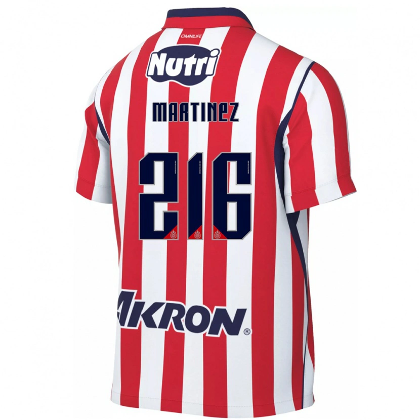 Danxen Dames Isaac Martínez #216 Rood Wit Thuisshirt Thuistenue 2026/27 T-Shirt