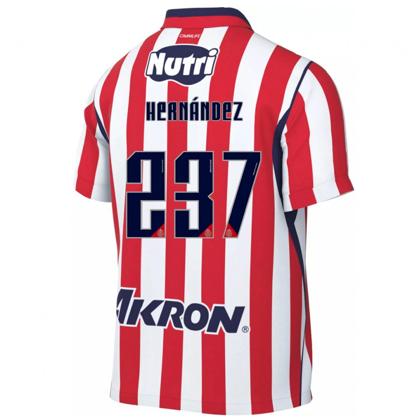 Danxen Dames Santiago Hernández #237 Rood Wit Thuisshirt Thuistenue 2026/27 T-Shirt