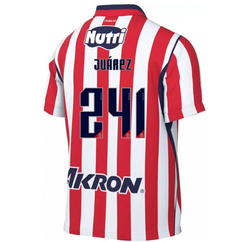 Danxen Dames Hugo Juárez #241 Rood Wit Thuisshirt Thuistenue 2026/27 T-Shirt