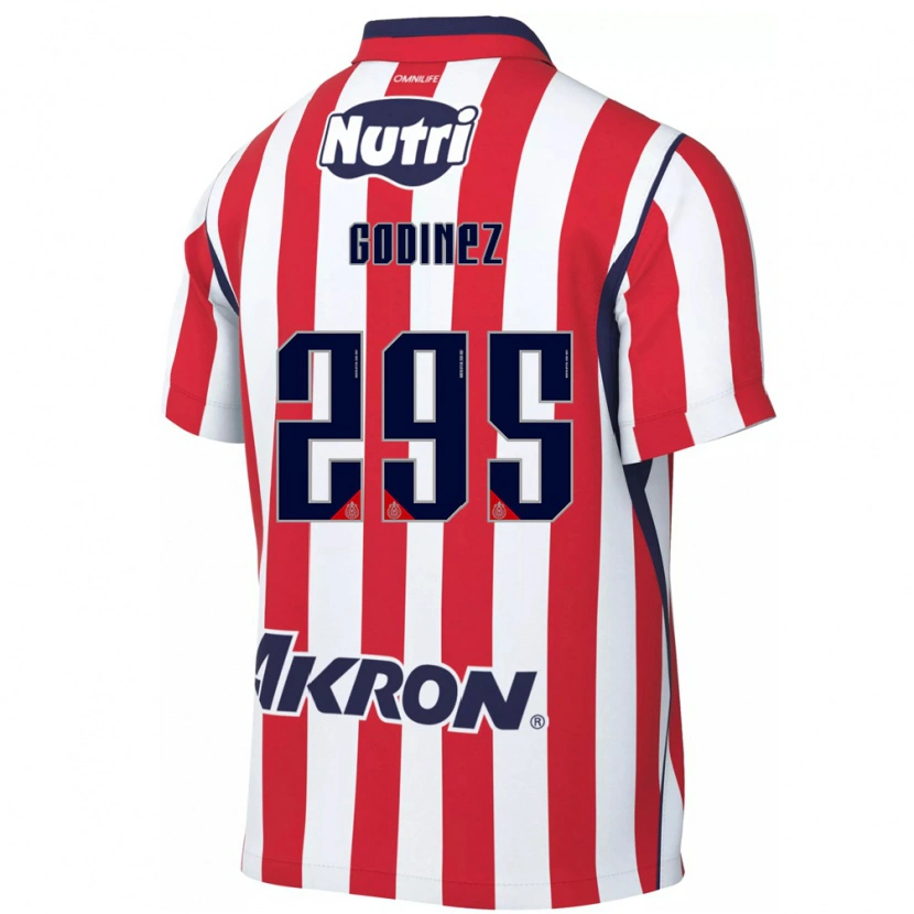 Danxen Dames André Godinez #295 Rood Wit Thuisshirt Thuistenue 2026/27 T-Shirt
