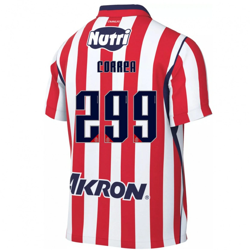 Danxen Dames Aarón Correa #299 Rood Wit Thuisshirt Thuistenue 2026/27 T-Shirt