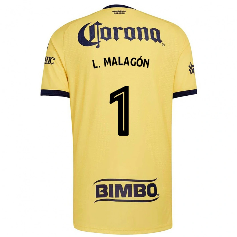 Danxen Dames Luis Malagón #1 Geel Rood Zwart Thuisshirt Thuistenue 2026/27 T-Shirt