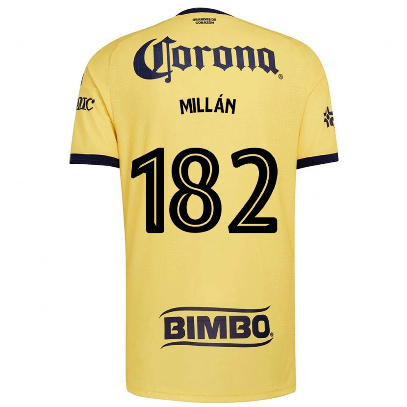 Danxen Dames Daniel Millán #182 Geel Rood Zwart Thuisshirt Thuistenue 2026/27 T-Shirt