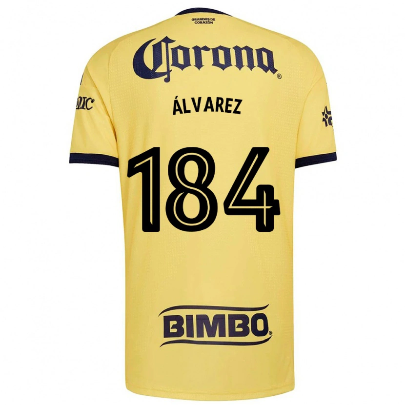 Danxen Dames Antonio Álvarez #184 Geel Rood Zwart Thuisshirt Thuistenue 2026/27 T-Shirt