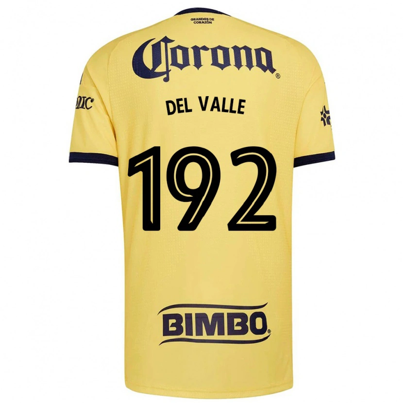 Danxen Dames Yonathan Del Valle #192 Geel Rood Zwart Thuisshirt Thuistenue 2026/27 T-Shirt