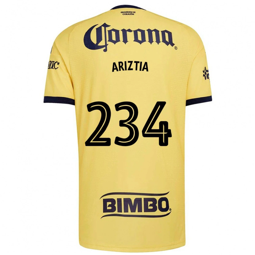 Danxen Dames Íñigo Ariztia #234 Geel Rood Zwart Thuisshirt Thuistenue 2026/27 T-Shirt