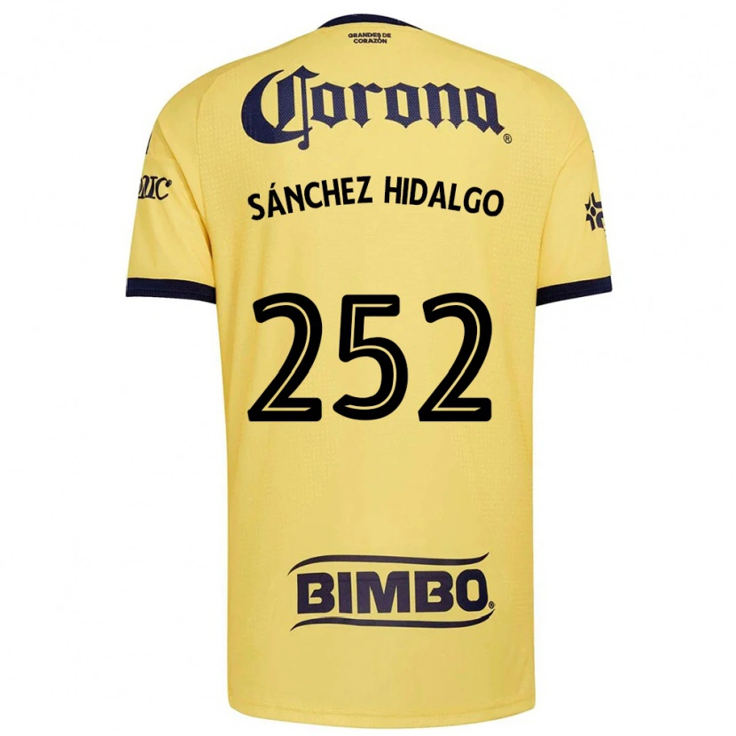 Danxen Dames Horacio Sánchez Hidalgo #252 Geel Rood Zwart Thuisshirt Thuistenue 2026/27 T-Shirt