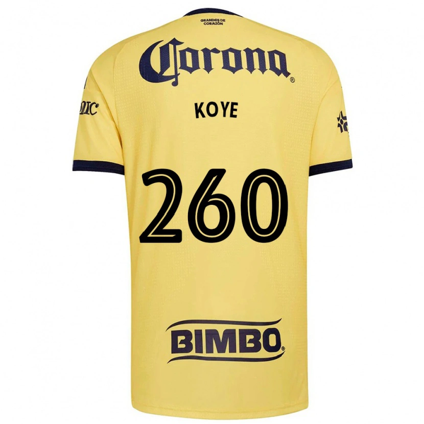 Danxen Dames Julián Koye #260 Geel Rood Zwart Thuisshirt Thuistenue 2026/27 T-Shirt