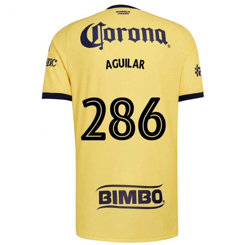Danxen Dames Nicolás Aguilar #286 Geel Rood Zwart Thuisshirt Thuistenue 2026/27 T-Shirt