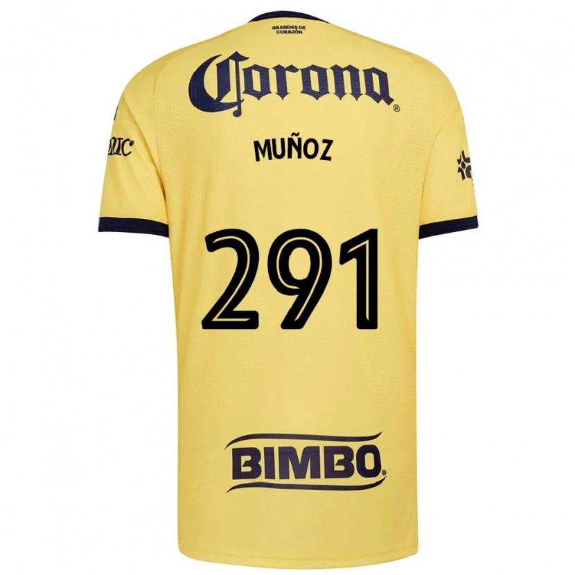 Danxen Dames Jorge Muñoz #291 Geel Rood Zwart Thuisshirt Thuistenue 2026/27 T-Shirt